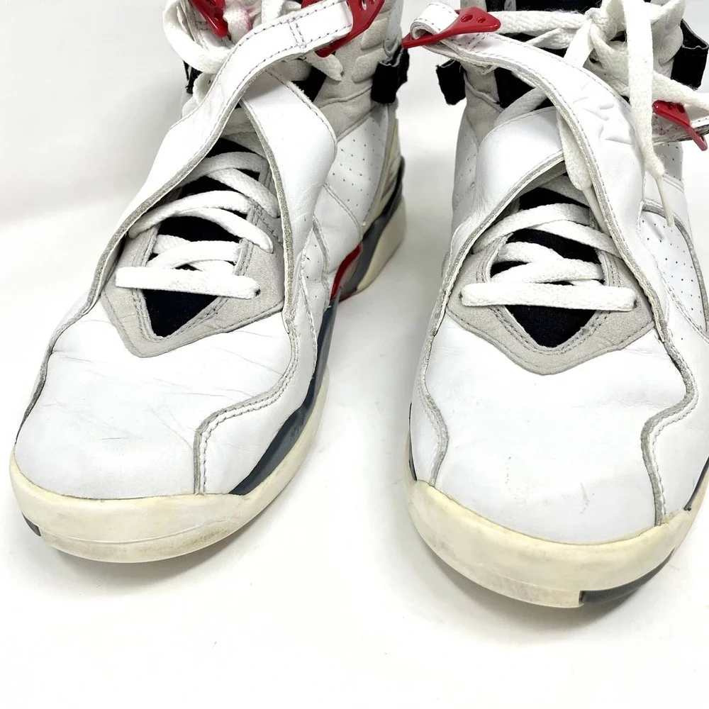 Nike Air Jordan 8 Retro Bugs‎ Bunny Men 11 White Vintage Shoes 2002 305381 101